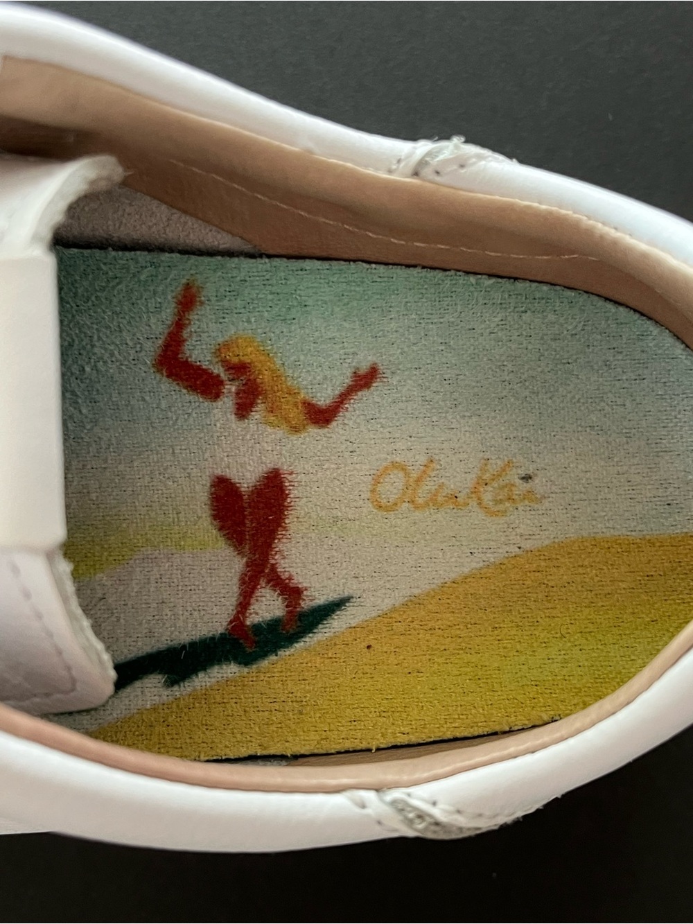 OluKai Pehuea Li ‘ILI Premium Island Inspired White Leather Sneakers Size 8 - Picture 6 of 12